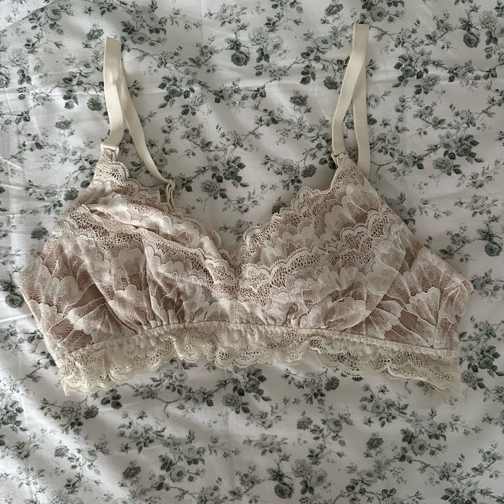 Morrow + Mint Lace Nursing Bra Large